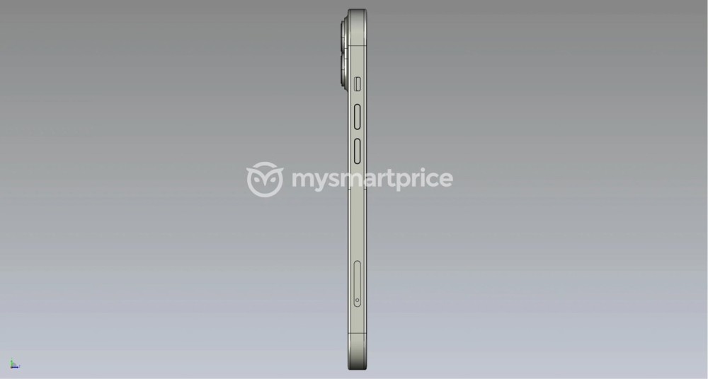 保留小刘海！苹果 iPhone14 CAD 渲染图曝光(图3)