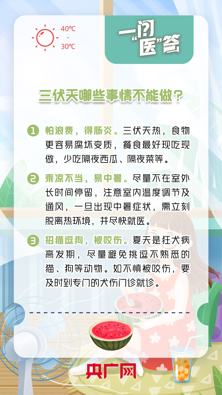 今年三伏天要持续40天！防暑养生应该怎么做？(图9)